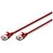 Cavo patch CAT 6A F-FTP Slim, 1 m, rosso - Foto miniatura 1