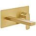 Rubinetto Miscelatore Da Parete Per Lavabo Dichato Ottone Oro - Foto miniatura 2