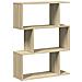 Libreria Divisorio 3 Ripiani Sonoma 70x24x97 cm in Truciolato - Foto miniatura 7