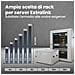 Armadio per montaggio su rack 6U 600x600 ASP Grigio fissato al muro, porta del metallo - Foto miniatura 4