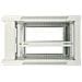 Armadio per montaggio su rack 6U 600x600 ASP Grigio fissato al muro, porta del metallo - Foto miniatura 6
