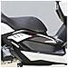 Adesivi 3D Per Scooter X Max 125 Protezione Compatibile Per Yamaha Xmax 2014-2016 Nero-Rosso - Foto miniatura 2