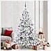 Albero di Natale Artificiale con Rami Pieghevoli Bianco 210 cm - Foto miniatura 2