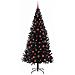 Albero di Natale con 300 LED con supporto Nero 210 cm PVC - Foto miniatura 4