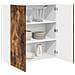 Pensile cucina Rovere fumé 80 x 31 x 80 cm Legno multistrato - Foto miniatura 3