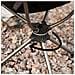Sedia Da Campeggio Pieghevole Girevole A 360° - Seduta Portatile Per Esterni Khaki - Foto miniatura 3
