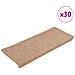 Tappetini Autoadesivi per Scale 30 pz Beige 65x24,5x3,5 cm - Foto miniatura 1