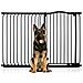 Bettacare Cancelletto Per Cani Extra Alto Con Parte Superiore Incurvata, 134cm - 143cm, Nero Opaco, Extra Alto Con 100cm Di Altezza - Foto miniatura 1