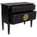 Cassettiera In Legno Nero 88x38x72h - Foto miniatura 3