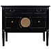 Cassettiera In Legno Nero 88x38x72h - Foto miniatura 4
