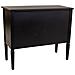 Cassettiera In Legno Nero 88x38x72h - Foto miniatura 6