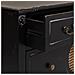 Cassettiera In Legno Nero 88x38x72h - Foto miniatura 7