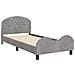 Struttura letto bambini con testata Grigio chiaro 90 x 200 cm - Foto miniatura 4