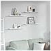 Scaffale da parete 4 pcs Marmo Bianco 60 x 9 x 3 cm - Foto miniatura 2