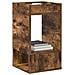Tavolino Rovere fumé 30 x 30 x 56 cm Legno multistrato - Foto miniatura 3