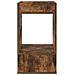 Tavolino Rovere fumé 30 x 30 x 56 cm Legno multistrato - Foto miniatura 5