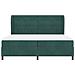 Letto a molle con materasso Verde Scuro 200 x 200 cm Velluto - Foto miniatura 7