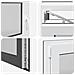 Finestra per Soffitta RISOR 110 x 60 cm PVC e Vetro Antracite - Foto miniatura 6