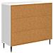 Credenza Bianco Lucido 89 x 34,5 x 82 cm Legno ingegnerizzato - Foto miniatura 6
