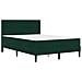 Struttura letto con materasso Verde Scuro 160 x 200 cm Velluto - Foto miniatura 3