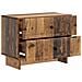 Armadio da Notte con cassetto Legno antico 62 x 34,5 x 47,5 cm - Foto miniatura 3