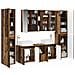 Set di mobili per il bagno 6 pcs Legno antico - Foto miniatura 3