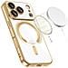 Custodia Trasparente Oro Per Iphone 17 Pro Max Con Magsafe - Foto miniatura 2