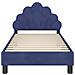 Struttura letto bambini con testata Blu Polizia 80 x 160 cm - Foto miniatura 5