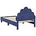 Struttura letto bambini con testata Blu Polizia 80 x 160 cm - Foto miniatura 7