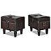 Set Panca Contenitore Cassapanca Marrone 3 Pz - Foto miniatura 12