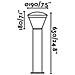 Faro 75538 - Shelby Led Lampada Paletti Grigio Scuro H 62.5cm - Foto miniatura 7