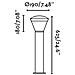 Faro 75538 - Shelby Led Lampada Paletti Grigio Scuro H 62.5cm - Foto miniatura 2