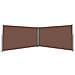 Tenda Da Sole Laterale Retrattile 160x600 Cm Marrone - Foto miniatura 1