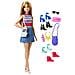 Barbie E I Suoi Accessori Bambola Con Scarpe Borse Occhiali Collana Mattel - Foto miniatura 4
