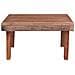 Tavolino Da Caffè 60x45x23 Cm Legno Massello Di Recupero - Foto miniatura 2