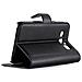 Custodia Compatibile Con Samsung Galaxy Win In Nero Carbone - Coperchio Protettiva Con Chiusura Magnetica, Funzione Stand E Tasca Per Le Carte - Foto miniatura 3