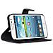 Custodia Compatibile Con Samsung Galaxy Win In Nero Carbone - Coperchio Protettiva Con Chiusura Magnetica, Funzione Stand E Tasca Per Le Carte - Foto miniatura 4