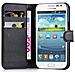 Custodia Compatibile Con Samsung Galaxy Win In Nero Carbone - Coperchio Protettiva Con Chiusura Magnetica, Funzione Stand E Tasca Per Le Carte - Foto miniatura 5