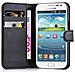 Custodia Compatibile Con Samsung Galaxy Win In Nero Carbone - Coperchio Protettiva Con Chiusura Magnetica, Funzione Stand E Tasca Per Le Carte - Foto miniatura 10