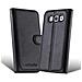 Custodia Compatibile Con Samsung Galaxy Win In Nero Carbone - Coperchio Protettiva Con Chiusura Magnetica, Funzione Stand E Tasca Per Le Carte - Foto miniatura 13