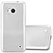 Custodia Compatibile Con Nokia Lumia 550 In Argento Metallico - Coperchio Protettivo In Silicone Tpu Flessibile - Foto miniatura 1