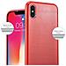Custodia Compatibile Con Apple Iphone X / Xs In Rosso - Coperchio Protettivo In Silicone Tpu Flessibile Con Design Spazzolato - Foto miniatura 6