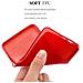 Custodia Compatibile Con Apple Iphone X / Xs In Rosso - Coperchio Protettivo In Silicone Tpu Flessibile Con Design Spazzolato - Foto miniatura 8