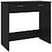 Scrivania Nera 80x40x75 cm in Legno Multistrato - Foto miniatura 1