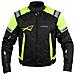Giacca Sport Touring Moto Cordura Ce Protezioni Sfoderabile Scooter Fluo Xl - Foto miniatura 2