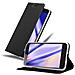 Custodia Compatibile Con Zte Blade V7 In Classy Nero - Coperchio Protettiva Con Chiusura Magnetica, Funzione Stand E Tasca Per Le Carte - Foto miniatura 1