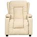 Poltrona Reclinabile A Rialzo Crema In Tessuto - Foto miniatura 3