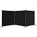 Divisorio a 3 Pannelli Nero 525x180cm in Tessuto - Foto miniatura 7