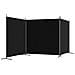 Divisorio a 3 Pannelli Nero 525x180cm in Tessuto - Foto miniatura 8