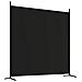 Divisorio a 3 Pannelli Nero 525x180cm in Tessuto - Foto miniatura 9